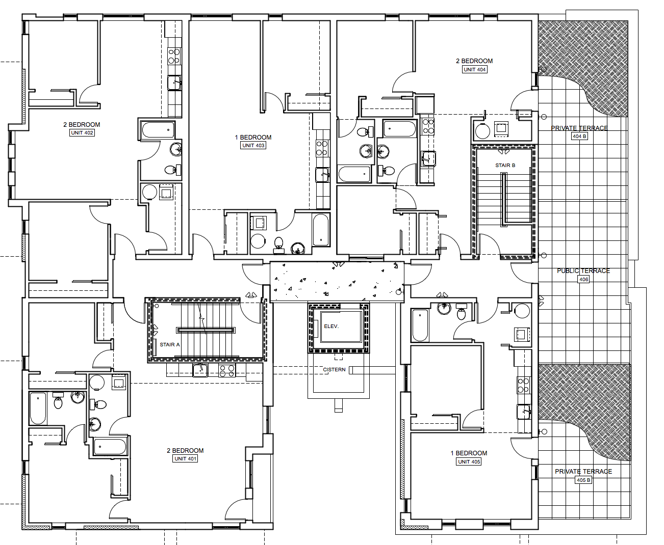 Plan of floor 4